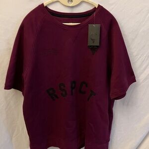 Under Armour: NWT Dark Purple Project Rock Icon Fleece Crew- RSPCT